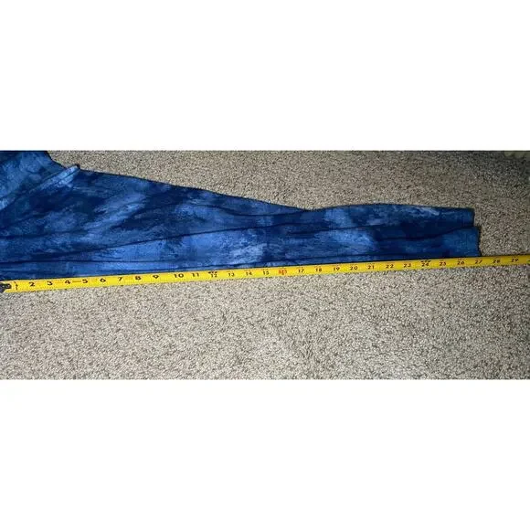 Time and Tru Blue Tie Dye Leggings - Women's XXL - Picture 6 of 10